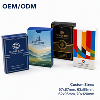 Fabricant de cartes à jouer en papier écologiques personnalisées avec logo promotionnel, jeu de poker publicitaire professionnel, marketing d'entreprise
