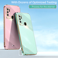Casing Ponsel Ramah Lingkungan Baru Penutup Ponsel Android Kustom untuk VIVO Y50 Casing Ponsel Dilapisi TPU