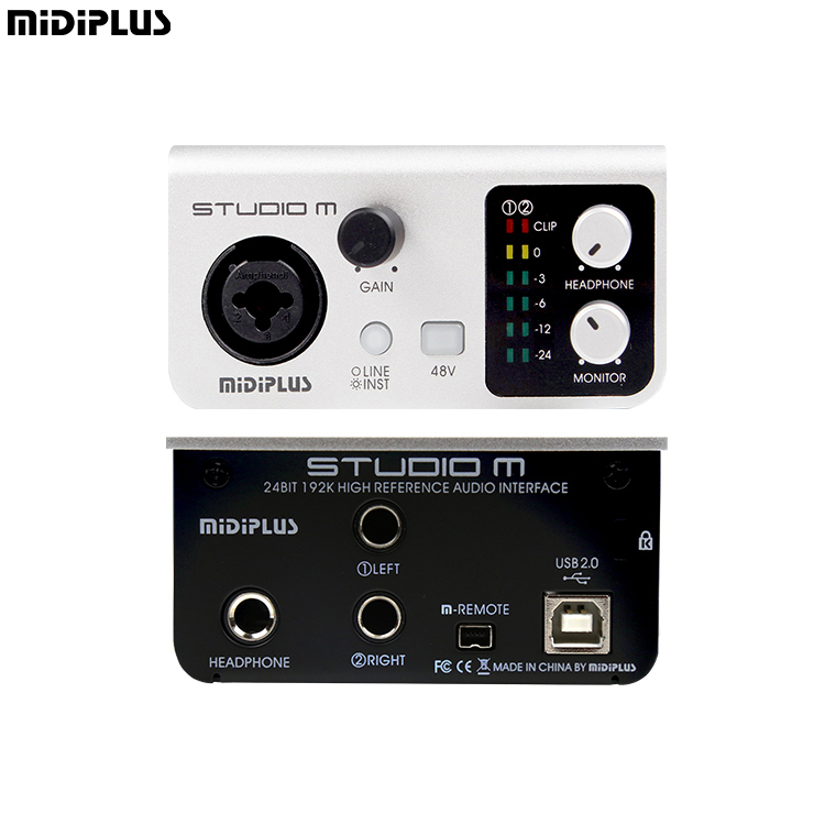 Midiplus Audio Interface Mixer Professional Recording