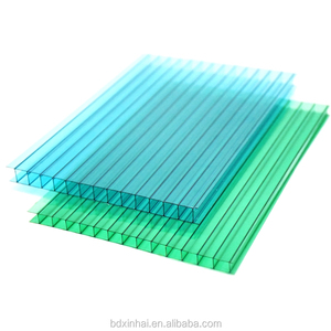 <span class=keywords><strong>Plaque</strong></span> en <span class=keywords><strong>polycarbonate</strong></span> PC à double paroi creuse durable de 4 <span class=keywords><strong>mm</strong></span>, <span class=keywords><strong>5</strong></span> <span class=keywords><strong>mm</strong></span>, 6 <span class=keywords><strong>mm</strong></span>, 8 <span class=keywords><strong>mm</strong></span>, 10 <span class=keywords><strong>mm</strong></span> d'épaisseur pour les applications de toiture de serre et d'entrepôt - Product Image 5