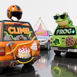 สติกเกอร์แม่เหล็กติดรถกันชนหนาทนทานและทนต่อรังสี UV ใช้ซ้ำได้สติกเกอร์แม่เหล็กติดโลโก้ได้ตามต้องการ - Product Image 2