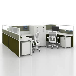 Escritorio de Oficina Modular Moderno de Alta Calidad con Cubículos Ajustables de MDF, Estación de Trabajo para Computadora, Muebles de Oficina IWORK - Product Image 1
