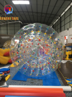 Boule de hamster gonflable zorbing, boule de marche d'eau zorb