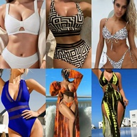 Produits chauds 2025 Wholesalemini Transparent femmes asiatiques Bikini couvrir maillots de bain chaud Sexy Micro maille g String maillots de bain