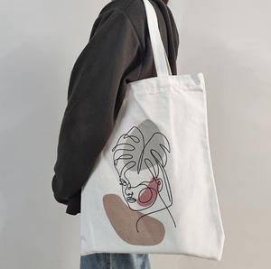 Sac Fourre-Tout de Courses en Toile de Coton Vente en Gros Style et Taille Personnalisés Sac de Courses Pliable et Réutilisable en Toile avec Logo Imprimé sur Mesure - Product Image 3