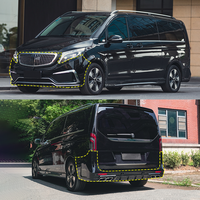 Kit carrosserie personnalisé de luxe, ensemble complet de mise à niveau extérieure pour Mercedes Benz Vito W447 Van modèle 2016-2026
