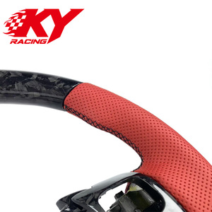 Volant sport en fibre de carbone forgée compatible avec Lexus IS ES GS RX RCF NX Série 250 300 350 450h F-sport - Product Image 2