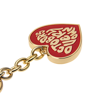 Tùy Chỉnh Thiết Kế Logo Phim Hoạt Hình Hình Trái Tim Keychain Kim Loại Keyring Thời Trang Kẽm Hợp Kim - Product Image 4
