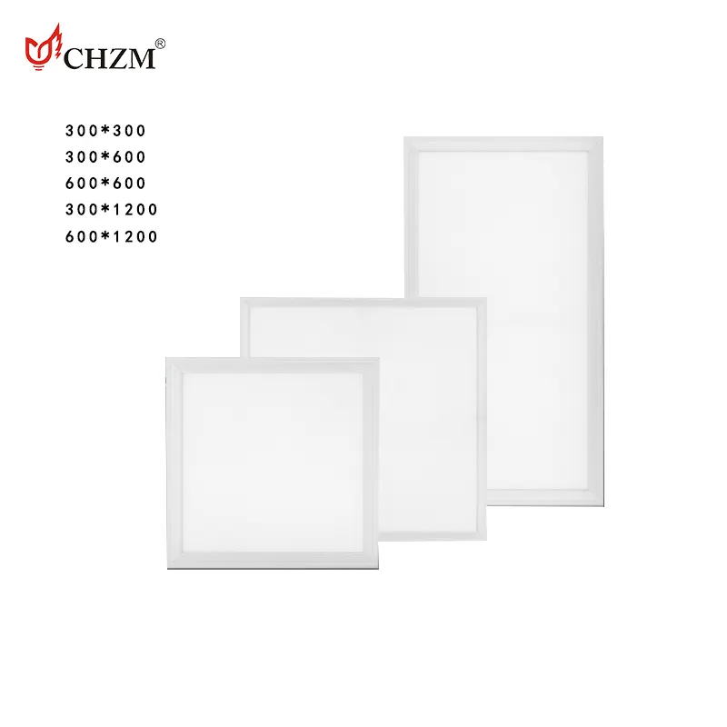 CHZM 30x30 60x60 60x30 120x30 120x60 20W 24W 48W 64W 80W ince gömme Smd kare LED paneli LighPanel ışık