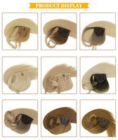 Changshunfa – extension de queue de cheval, cheveux Remy soyeux, installation facile, sans couture