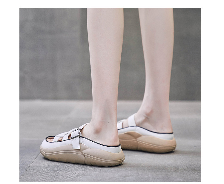 2022 Summer Low-top Sandals Women Breathable Beach Shoes Students Casual Flat Slippers