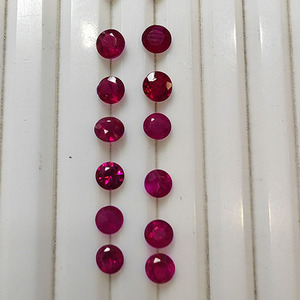 ขายด่วน ทับทิมธรรมชาติคุณภาพสูง ขนาด 2.1-2.5 มม. สีแดง สำหรับทำเครื่องประดับ - Product Image 5
