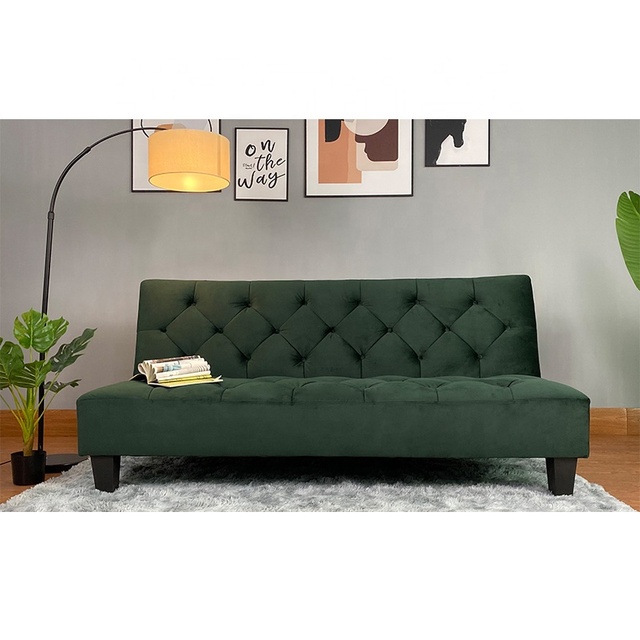 Modern Design Sofa Bed Two Seaters Foldable Fabric Sofa Cum Bed