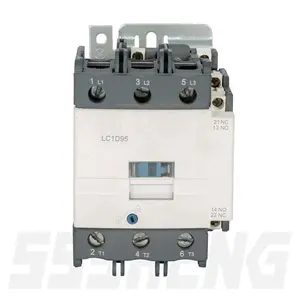 שניידר LC1D AC מגעון LC1D95 מגנטי 3-שלב חשמלי מגנטי 95A CJX2 מגעון