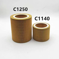 Élément de filtre à air universel pour compresseur d'air à vis C1250/C1140, fabriqué en Chine