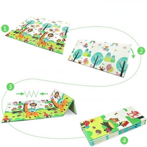 Tapete de Juego Plegable para Bebés, Antideslizante, Impermeable, de Material XPE, Seguro para que los Bebés lo Muerdan, para Deportes y Picnics - Product Image 3