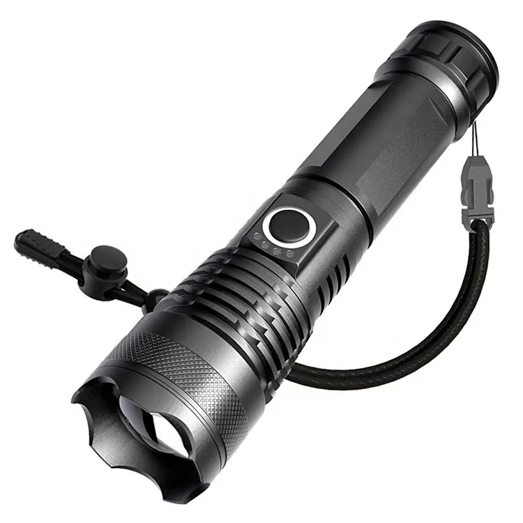 high lumens 2024 Hot Style P50 super bright multifunctional rechargeable focusing water proof 1000 lumens torch
