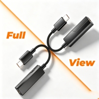 Adaptateur DAC HiFi USB-C vers 3,5 mm AURA CS43131 en alliage d'aluminium, décodeur audio 32 bits 384 kHz, commande en gros OEM