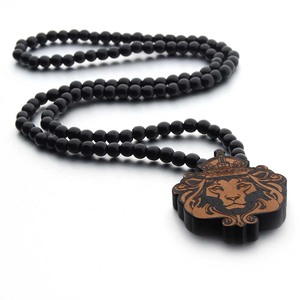 Collar de Cuentas de Madera Coloridas con Temática Africana, Collar con Colgante de Faraón de Egipto, Estilo <span class=keywords><strong>Hip</strong></span> <span class=keywords><strong>Hop</strong></span> - Product Image 2