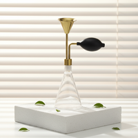 Flacon de parfum personnalisable avec souffleur à bulbe, diffuseur d'arômes haut de gamme pour échantillonnage professionnel