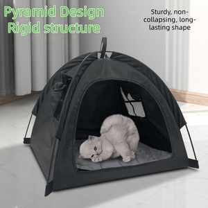 USMILEPET Wholesale Oxford Foldable Portable Cat <strong>Tent</strong> Indoor &amp; Outdoor <strong>Pet</strong> House Travel-Friendly Cat Den for Hiking and Camping - Product Image 3