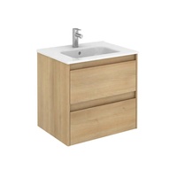 Nouvelle conception stratifié 22 pouces mini évier mélamine salle de bain vanité armoire pour appartement