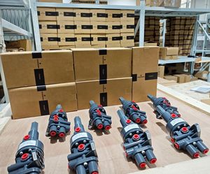 Vanne de régulation de marque chinoise avec positionneur de vanne Fisher DVC6200, vanne de déclenchement Fisher 377, interrupteur de fin de course Solso SB - Product Image 3