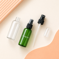 Flacon pulvérisateur en plastique de 100 ml à brume fine pour cosmétiques, soins de la peau, tonique, atomiseur, emballage essentiel pour les voyages