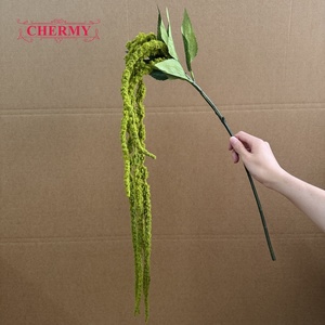 Nuovo Arrivo: Fiori Artificiali in Schiuma, <span class=keywords><strong>6</strong></span> Rami <span class=keywords><strong>di</strong></span> Amaranto Bianco e Verde, Piante Pendenti per Decorazioni Matrimoniali e Domestiche - Product Image 3