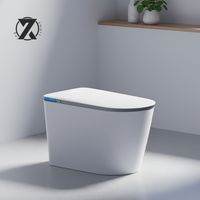 WC intelligent monobloc avec bidet, siège chauffant, télécommande, montage au sol, articles sanitaires pour hôtel, vente flash