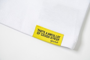 T-shirt Personalizzata 'That's <span class=keywords><strong>a</strong></span> Awful Lot of Cough Syrup' 100% Cotone, Abbigliamento Uomo, Nuova Moda Streetwear, Maglietta Personalizzata - Product Image 5
