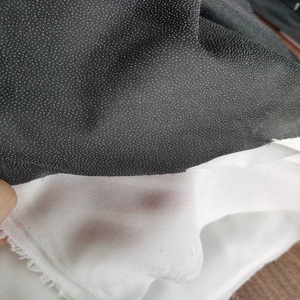 Chất Liệu <span class=keywords><strong>Polyester</strong></span> Dệt Dễ Nóng Chảy GAOXIN Cho Vải Lót Và Lớp Lót Kết Dính Quần Áo 40gsm +/-2G - Product Image 3