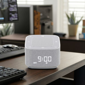 Horloge de bureau avec télécommande, machine à sons naturels, application de sommeil, machine portable rechargeable, réveil intelligent, haut-parleur - Product Image 1