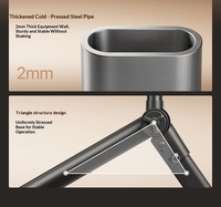 Escaladora Plegable Magnética de Acero para Uso Doméstico, Máquina de Ejercicio Tipo Escalera, Fácil de Guardar, para Fitness y Musculación en Interiores