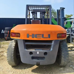 מלגזה דיזל 10 טון, 100% במלאי, עוצמה חזקה, רב-שטח, מלגזה בעלת מנוע בעירה פנימית - Product Image 4