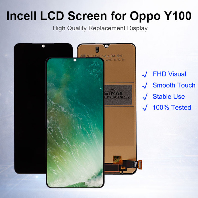 Wholesale Incell LCD Screen for Vivo Y100 6.67 Inch Mobile Phone Screen Display Touch Digitizer Assembly Factory Supply