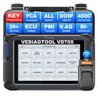 Herramienta de Diagnóstico Bidireccional para Automóviles VD70S, Escáner OBD2 de Sistema Completo con 31 Funciones de Reinicio, Programador de Llaves IMMO, Envío Gratuito desde Almacenes en EE. UU. y la UE