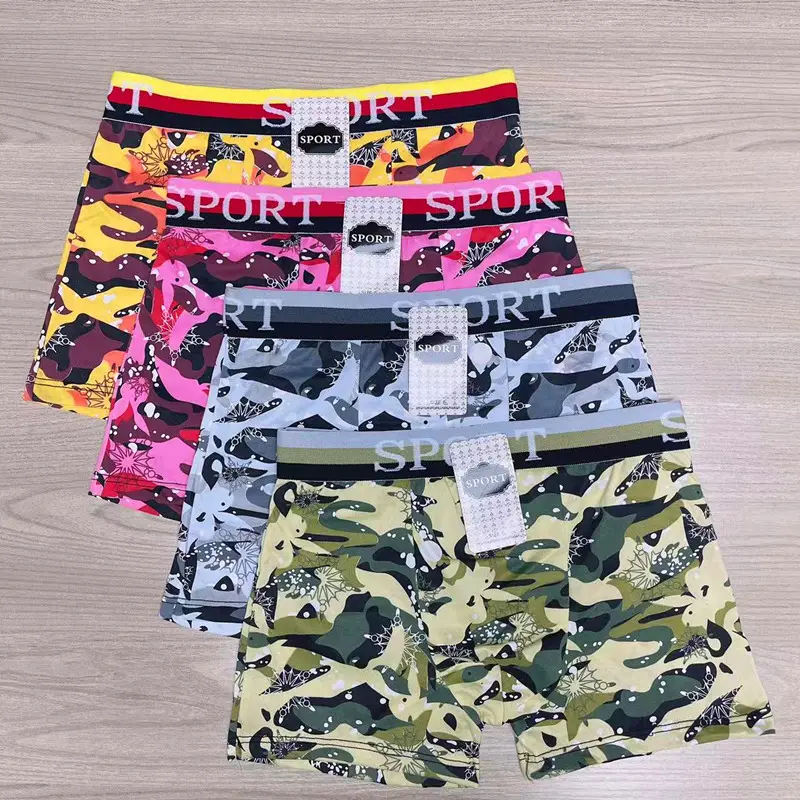 Material Men Underwear with Factory Price Underwear Custom Men Boxer Briefs on Stock for Men