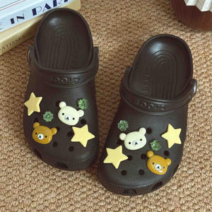 Bonito abalorio de resina de trébol estrella de oso marrón amarillo <span class=keywords><strong>para</strong></span> estuches de basura DIY pinza de <span class=keywords><strong>pelo</strong></span> zapato flores accesorios Decoración - Product Image 4