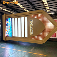 Letrero Digital Personalizado P5 P6 P8 P10, Impermeable, para Exteriores, Fijo, Publicitario, de Doble Cara, con Soporte de Poste, Pantalla LED de 4m X 3m