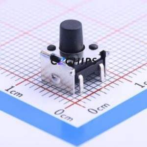 K2-1102HW-H4CW-01 Tactile Switch SMD Switch Single Pole Single Throw Round Button 2.5N Horizontal Mount - Product Image 1