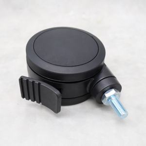 SS Schwarz Farbe All <span class=keywords><strong>Plastic</strong></span> Cabinet <span class=keywords><strong>Caster</strong></span> Rollen rad mit oder ohne Bremse - Product Image 5