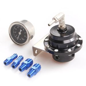 Régulateur de pression de carburant de type T avec jauge, adaptateur universel en aluminium pour turbocompresseur - Product Image 1