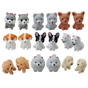 Résine décorative <span class=keywords><strong>de</strong></span> chien, ornement <span class=keywords><strong>de</strong></span> famille, Micro-paysage, artisanat, Figurines Miniatures, accessoire pour la décoration <span class=keywords><strong>de</strong></span> la maison, chiot - Product Image 2