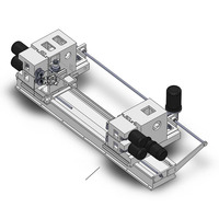 Machine de fraisage à double broche horizontale CNC pour rainures |   Outil automatique de fraisage et de rainurage des extrémités de tiges |   Rainurage de précision