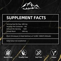 30g/50g Résine de Shilajit de l'Himalaya naturelle Supplément de Shilajit 85 + Minéraux traces et Acide Fulvique Énergie Naturelle 30 Grammes Shilajit