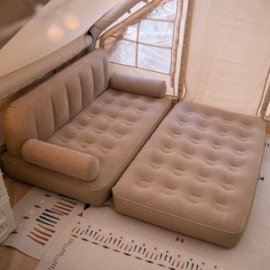 Juego de Muebles Inflables con Sofá Cama Extraíble, Colchón de Aire y Sofá Cama Extraíble, Futón para Dormir - Product Image 1
