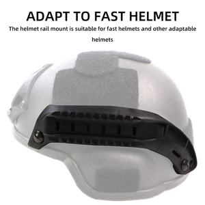 Premium Mich Helmets with Nylon Side Rails Tactical Helmet Rail Kit <b>Accessory</b> Safety Feature Sport Style - Product Image 5