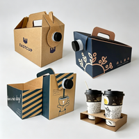 Boîte d'emballage personnalisée pour distributeur de café à emporter avec robinet et poignée pour café infusé à froid, jus de fruits, café à emporter