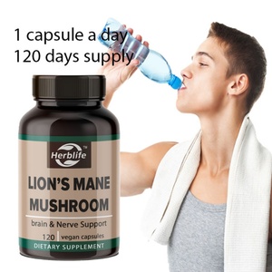 Cápsulas de Melena de León (Hericium Erinaceus) para Adultos, No para Adolescentes ni Niños, Producto de Suplementos Herbales, Venta Caliente OEM/ODM - Product Image 4